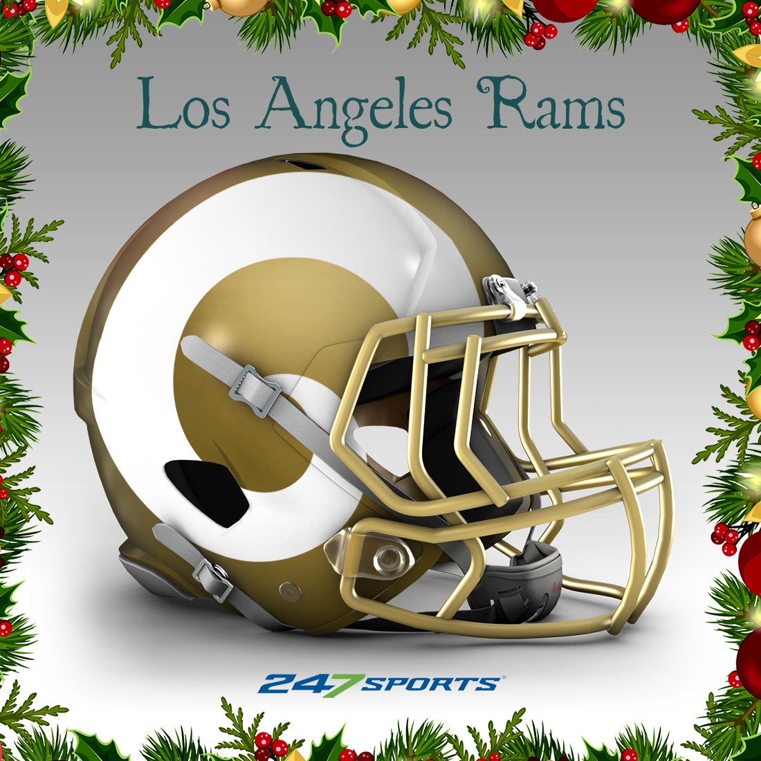 Christmas helmets for every NFL team