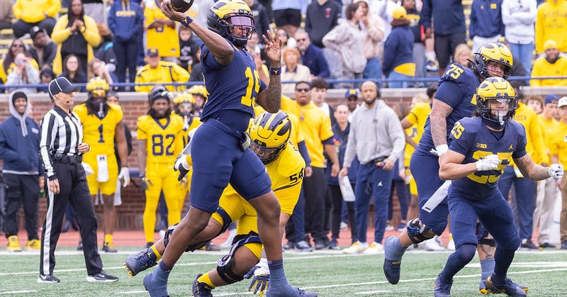 Michigan spring game offensive takeaways: What we learned about the ...