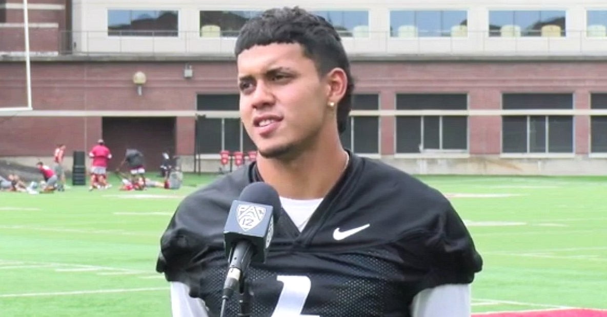 WSU QB Jayden de Laura says younger brother set him straight