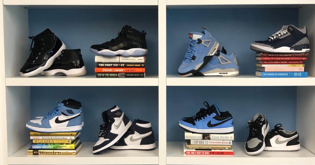 Courtney Banghart Remodels Office With Air Jordan Sneakers