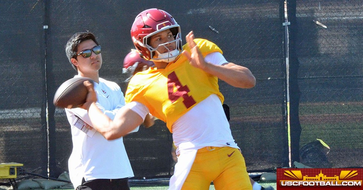 USC QB Husan Longstreet impressing coaches with intangibles