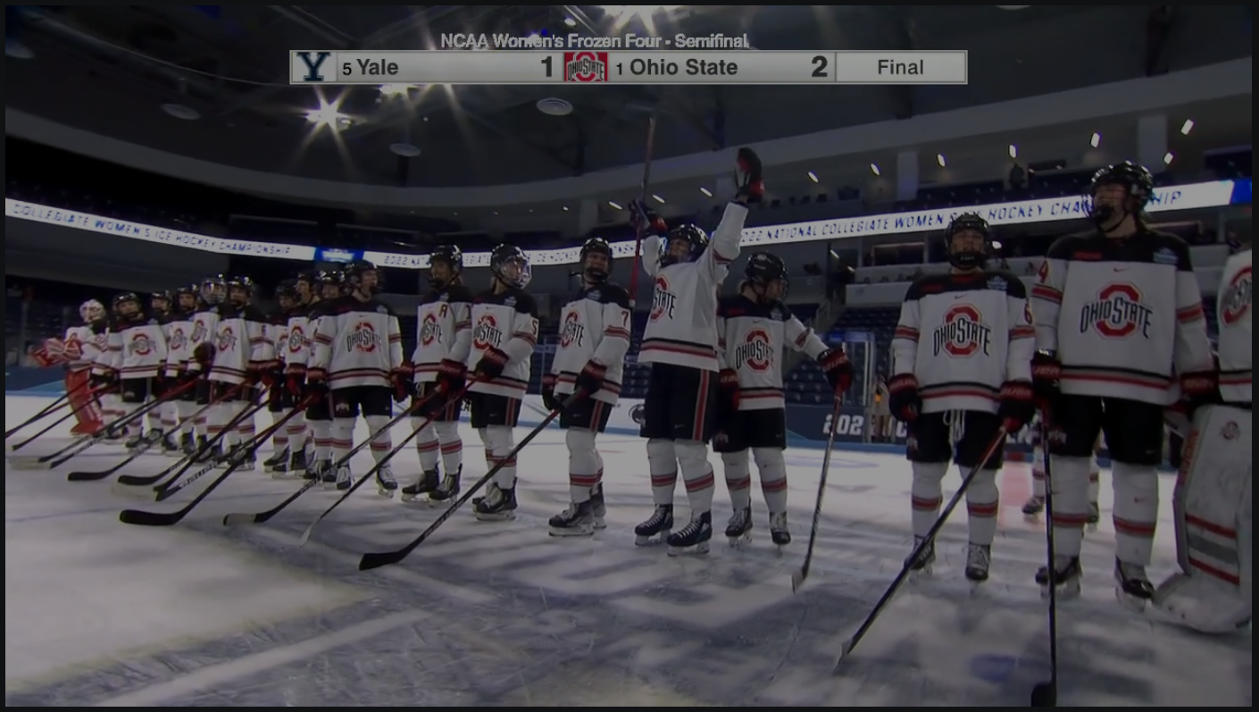 Update OSU WHockey to Frozen Four finals