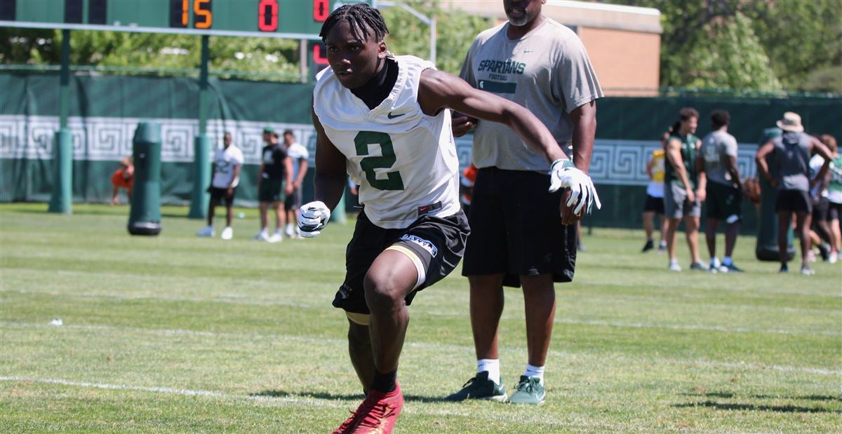 Jacob Oden, Badgers recruit, at a Michigan State camp
