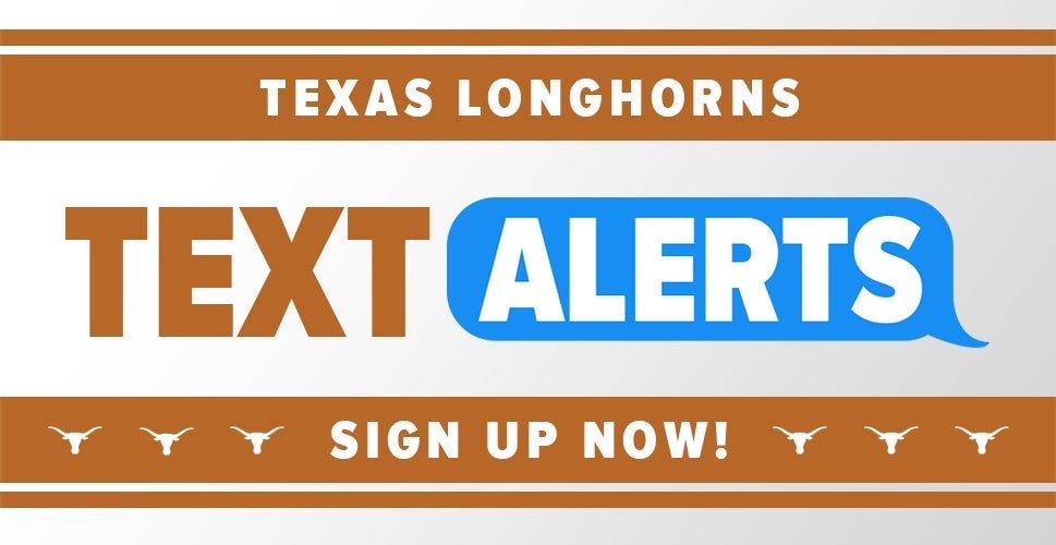 Sign up for Horns247 free breaking news text alerts
