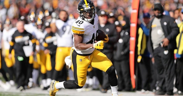 Pittsburgh Steelers running back Willie Parker (39) gains ten yard