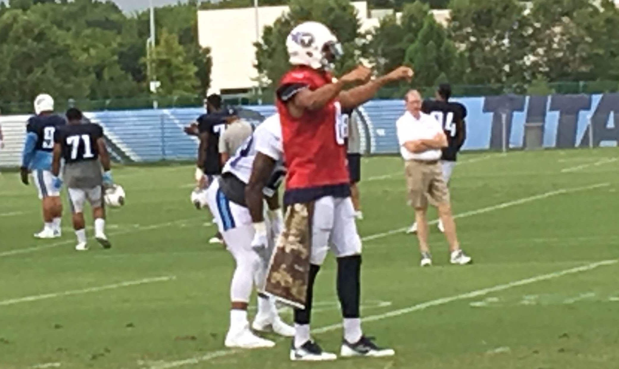 Notes from a unique Titans training camp scrimmage - A to Z Sports