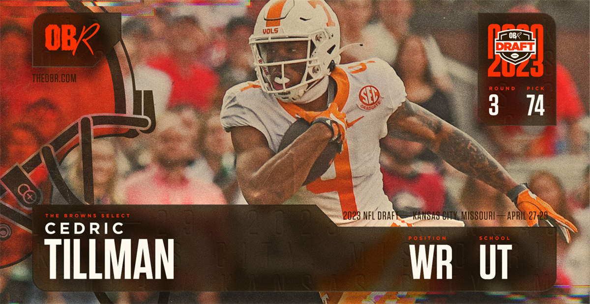 Round 3 - Pick 11: Cedric Tillman, WR, Tennessee (Cleveland Browns