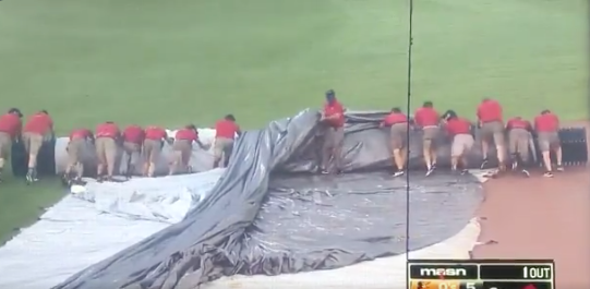 Orioles-Nationals game postponed until Friday after epic tarp