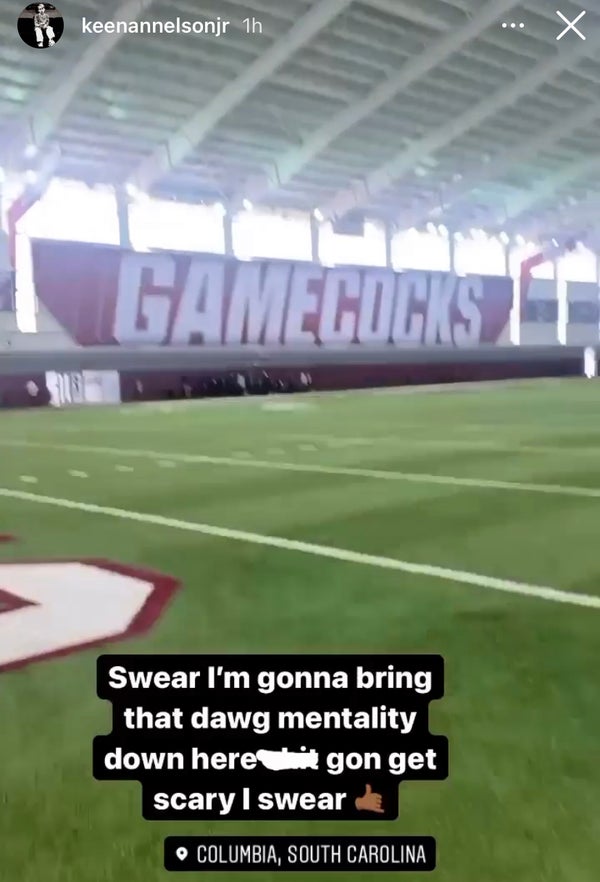 Keenan Nelson’s message to fans…