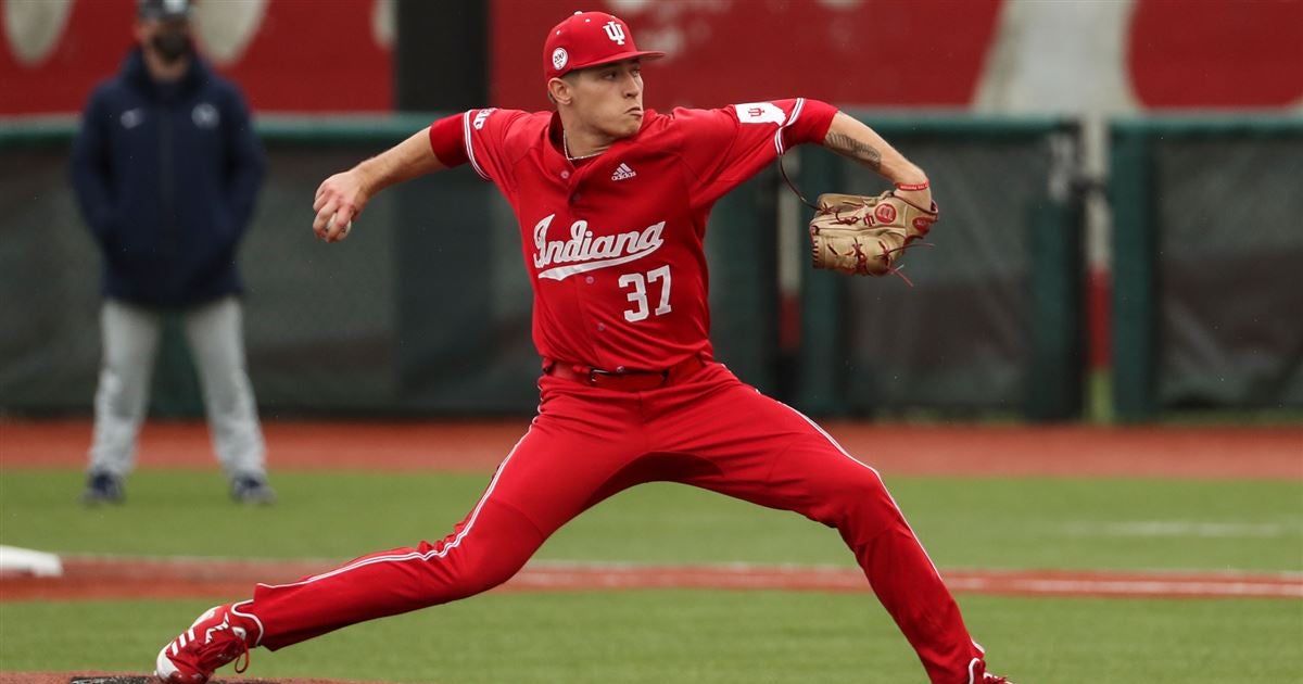 IU baseball vaults into first place, takes series over Iowa