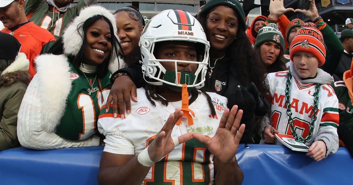 Miami WR Malachi Toney is the 247Sports True Freshman of the Year for 2025