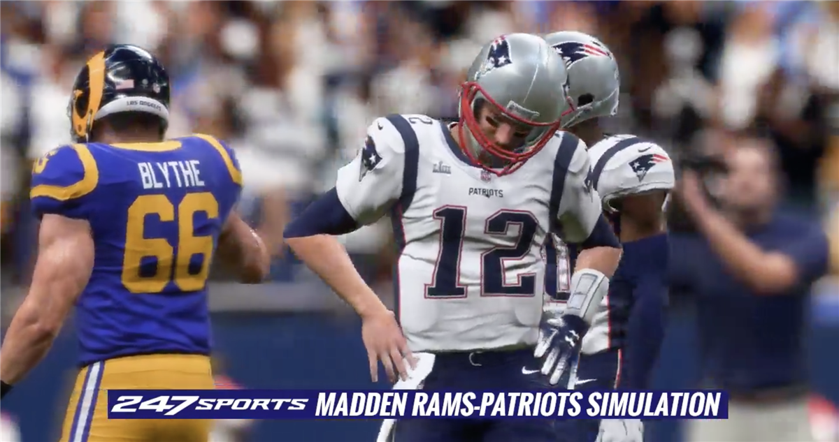 Rams-Patriots simulation: Final score, MVP stats