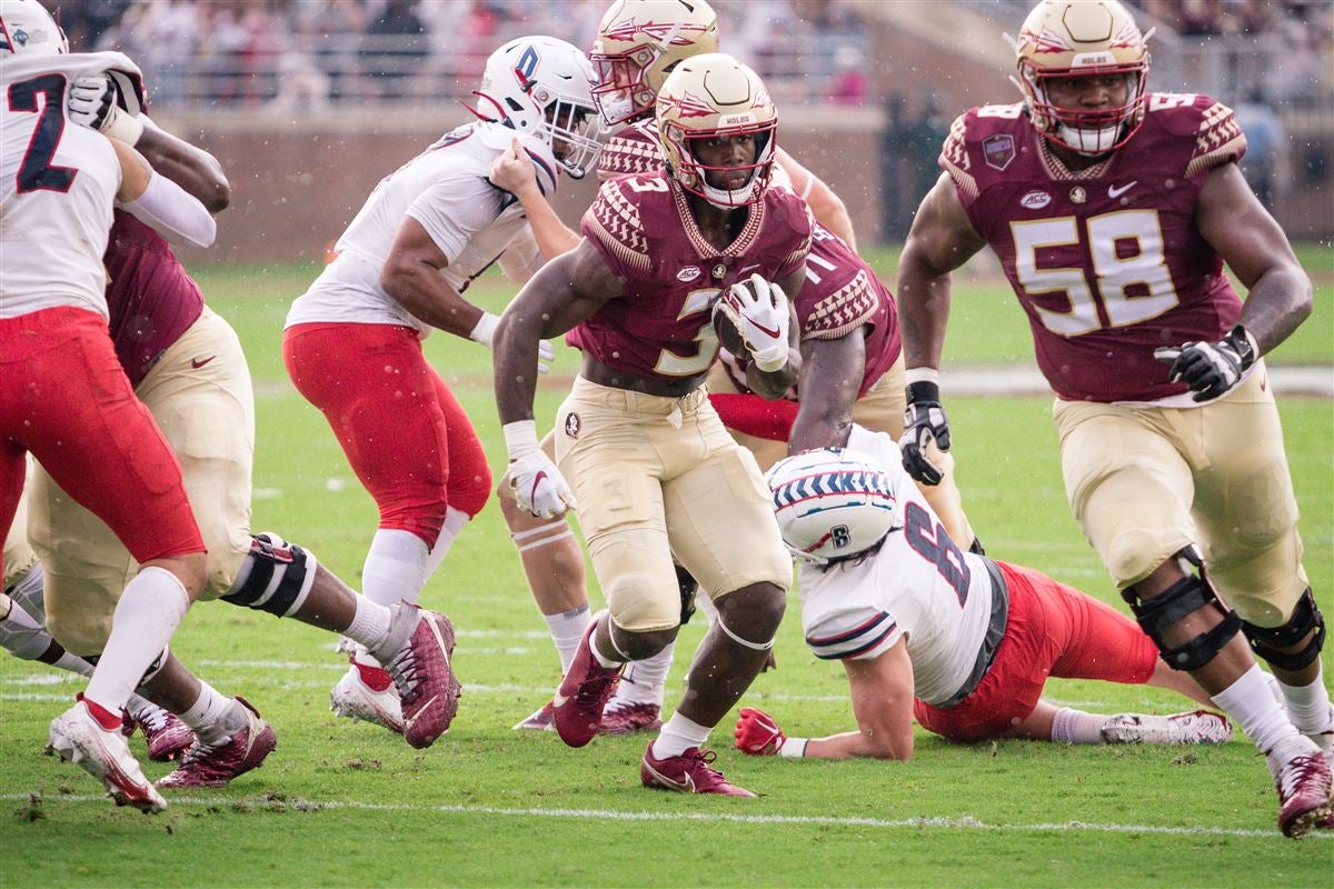 Warchant.com on X: #FSU running back Trey Benson (@trey_uno1) capped off a  strong regular season with another big performance vs Florida on Friday.   / X