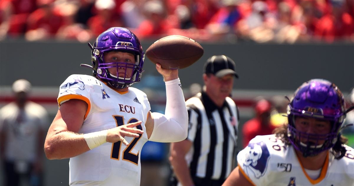 ECU Depth Chart For Week 2 Against Gardner Webb