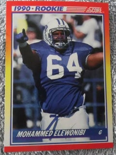Byu Football Cards Mohammed Elewonibi