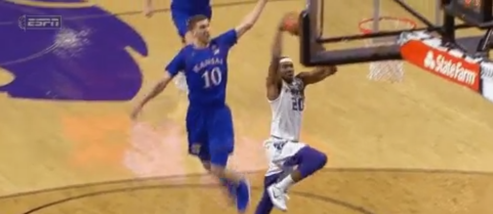 WATCH: Svi Mykhailiuk swats dunk attempt