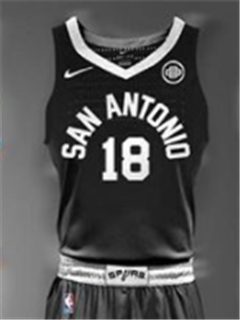 spurs blackout jersey