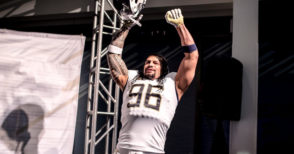 Watch WWE superstar Roman Reigns show off Tech uniforms