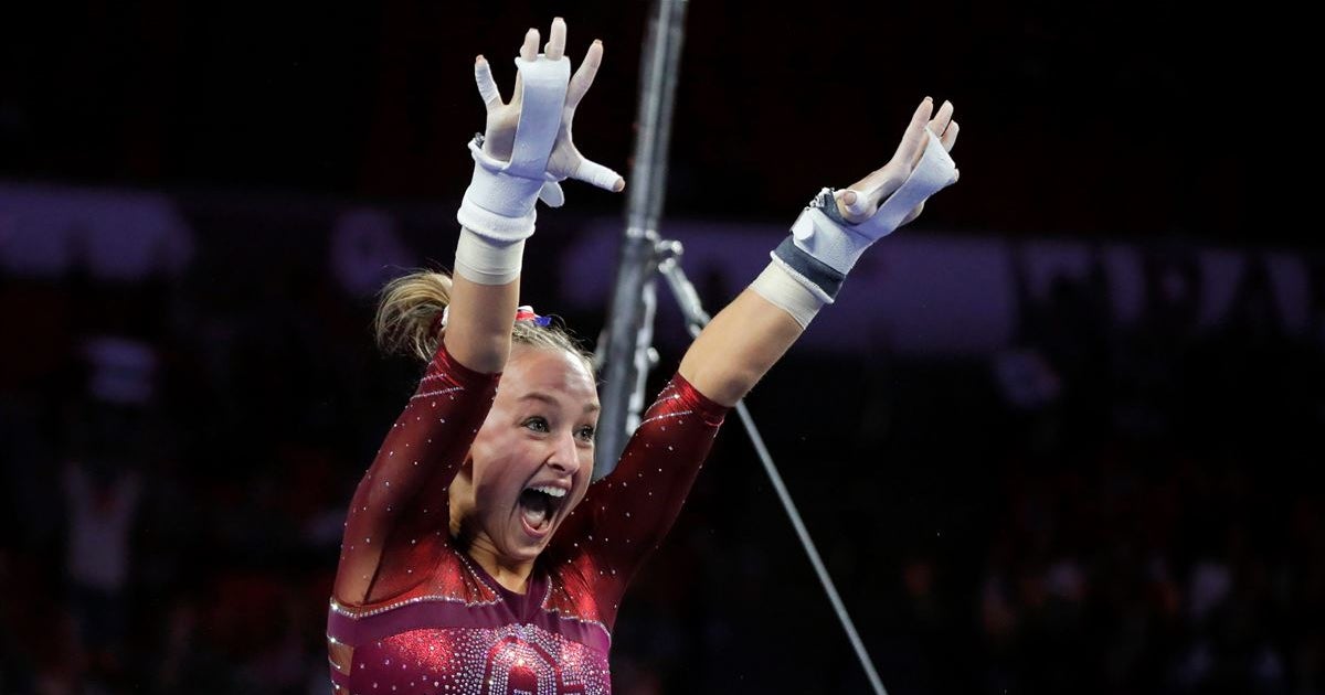 OU women's gymnastics: Sooners secure program's sixth national ...