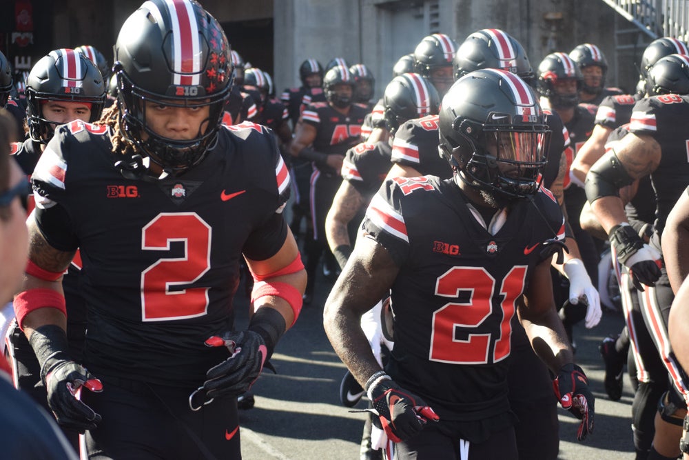 Chase in the all-black unis 