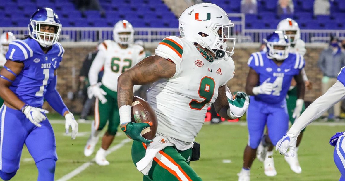 Live Updates Miami vs. Duke F Hurricanes 48, Blue Devils 0