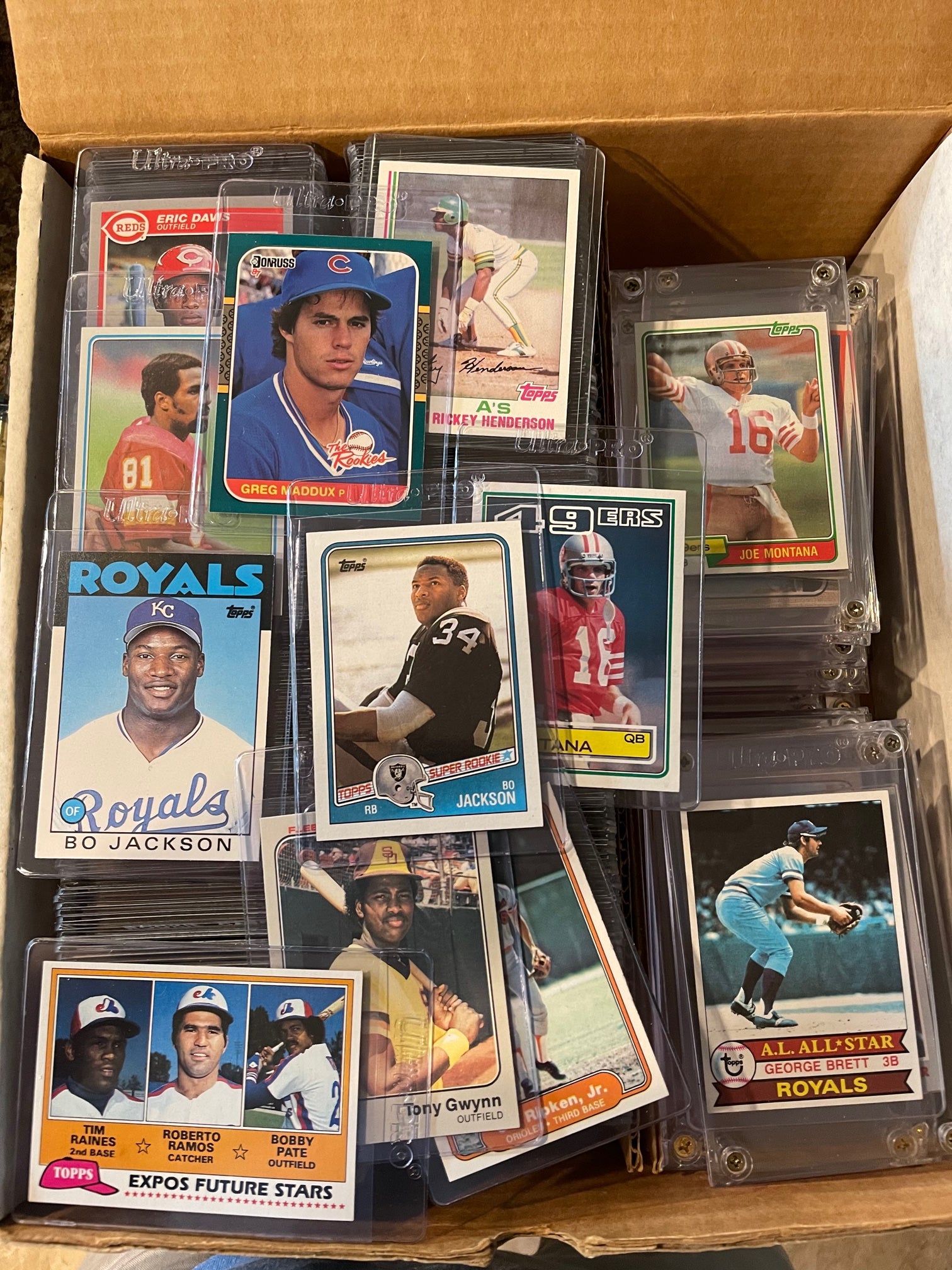 Baseball cards.