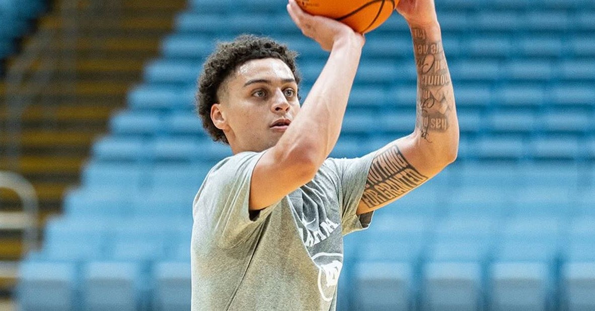 UNC Guard Kyan Evans Leads With Galvanizing Presence, Sharp Shooting UNC Guard Kyan Evans Leads With Galvanizing Presence, Sharp Shooting