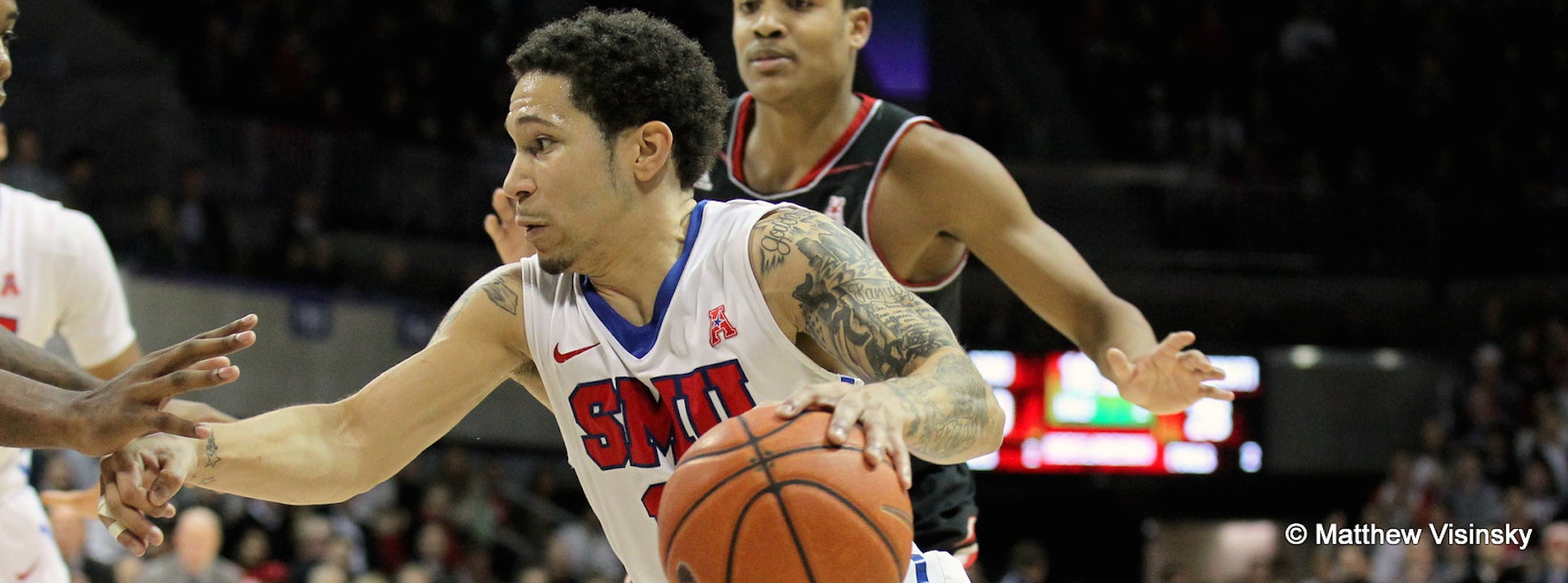 SMU basketball Nic Moore LNB Pro A France coronavirus COVID-19 lockdown SMU  Mustangs