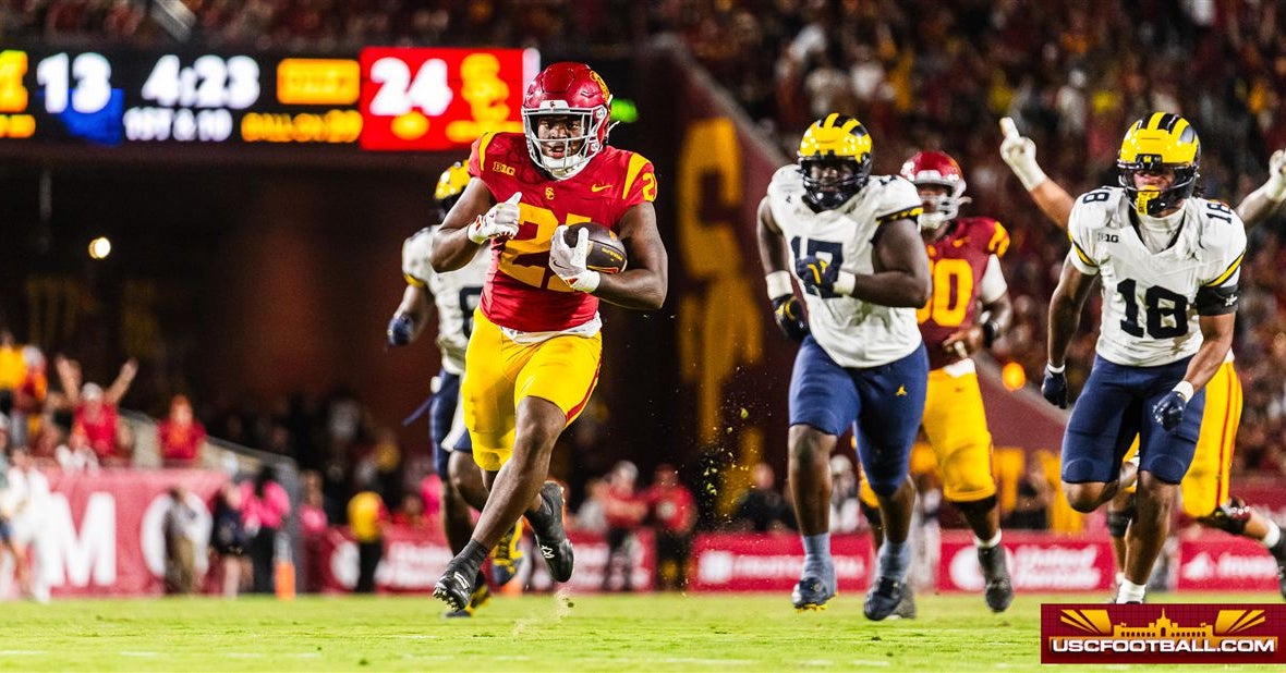 USC fined by Big Ten for RB Bryan Jackson playing in Michigan win 