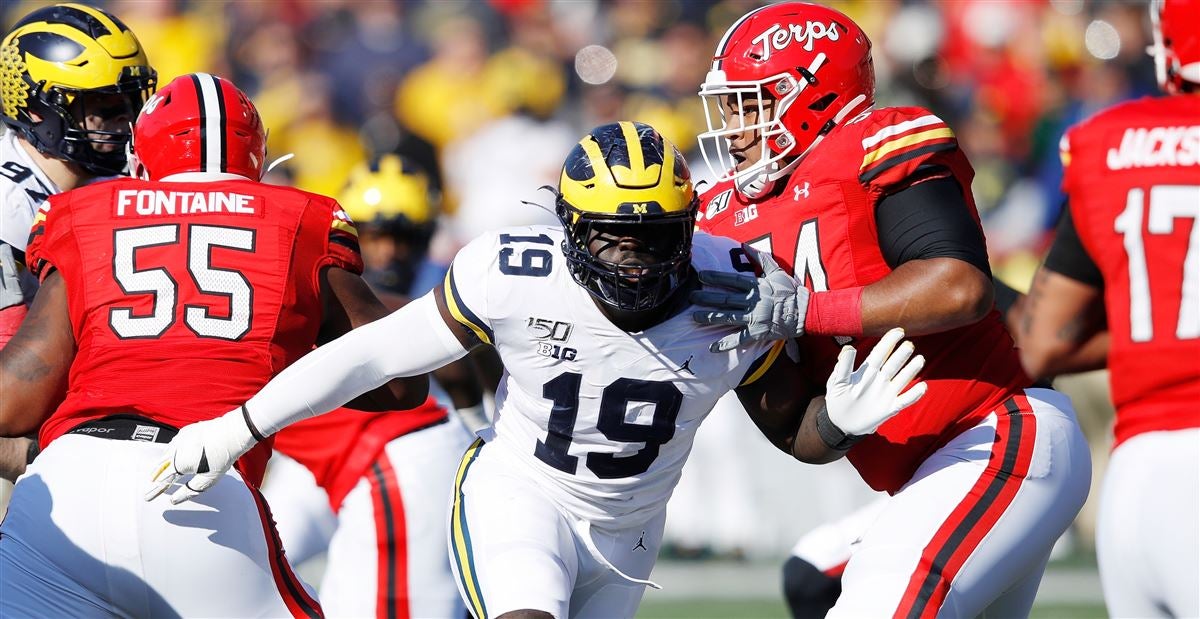 Michigan's Kwity Paye moves into top 10 in Daniel Jeremiah's latest mock  draft 