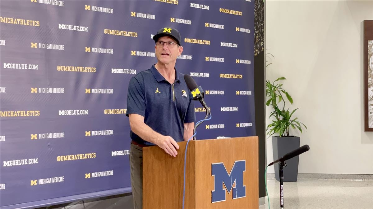 Everything Jim Harbaugh Told The Media During His Pre Michigan State Press Conference