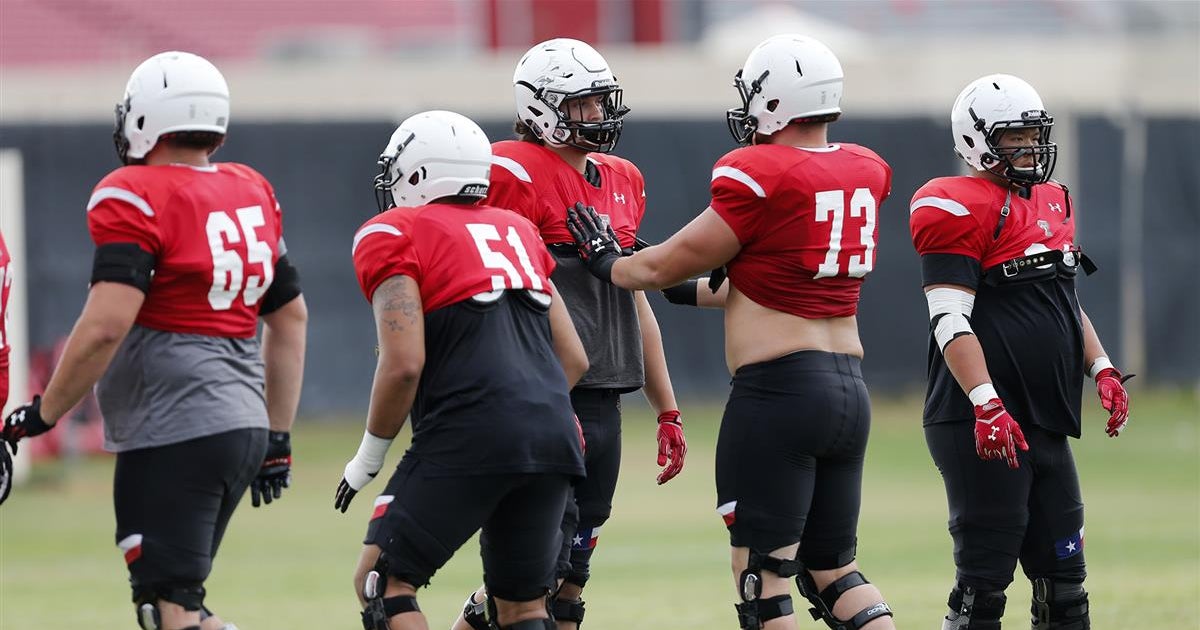 Tech Offensive Line A-J: Texas Tech offensive line excited for first game of year