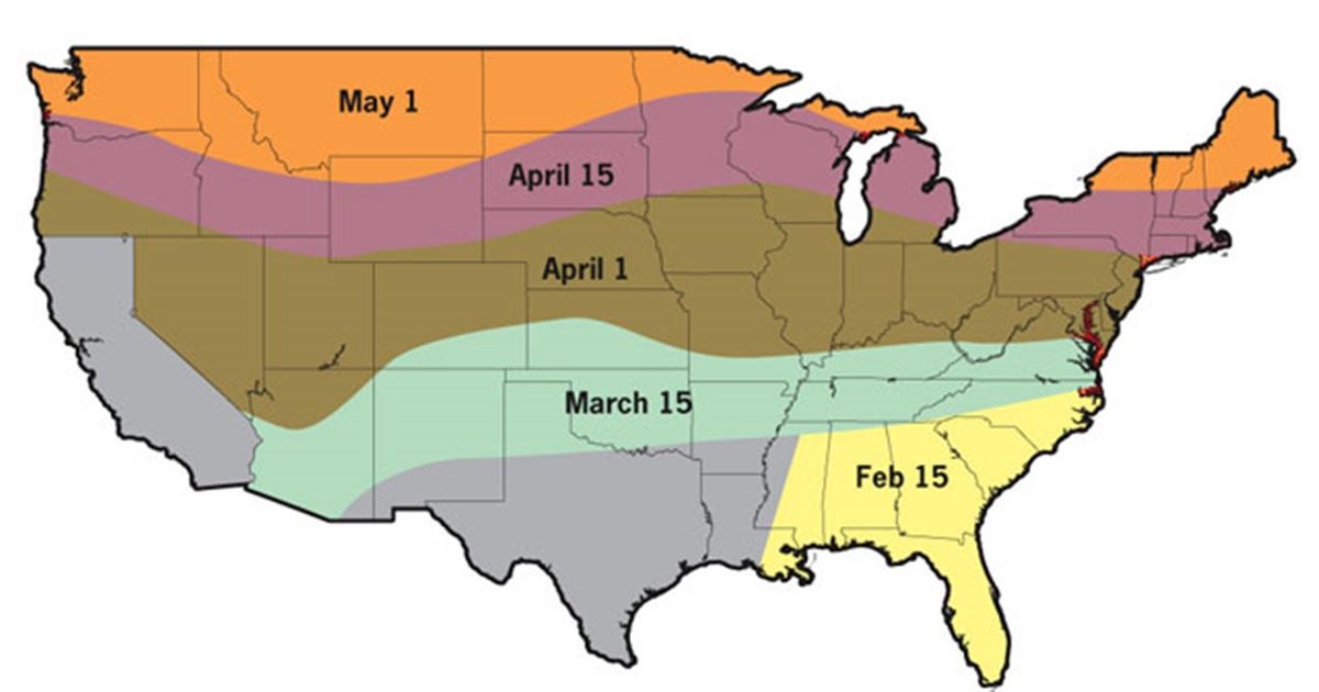 Walleye Spawning Map