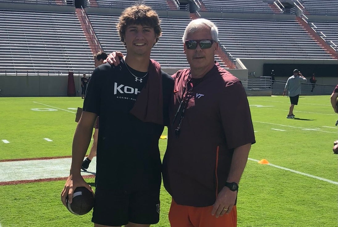 LaFollette accepts a PWO at Virginia Tech