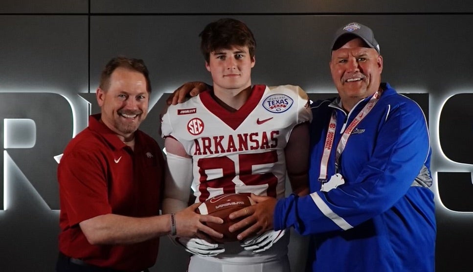 Eli Stein discusses Arkansas commitment