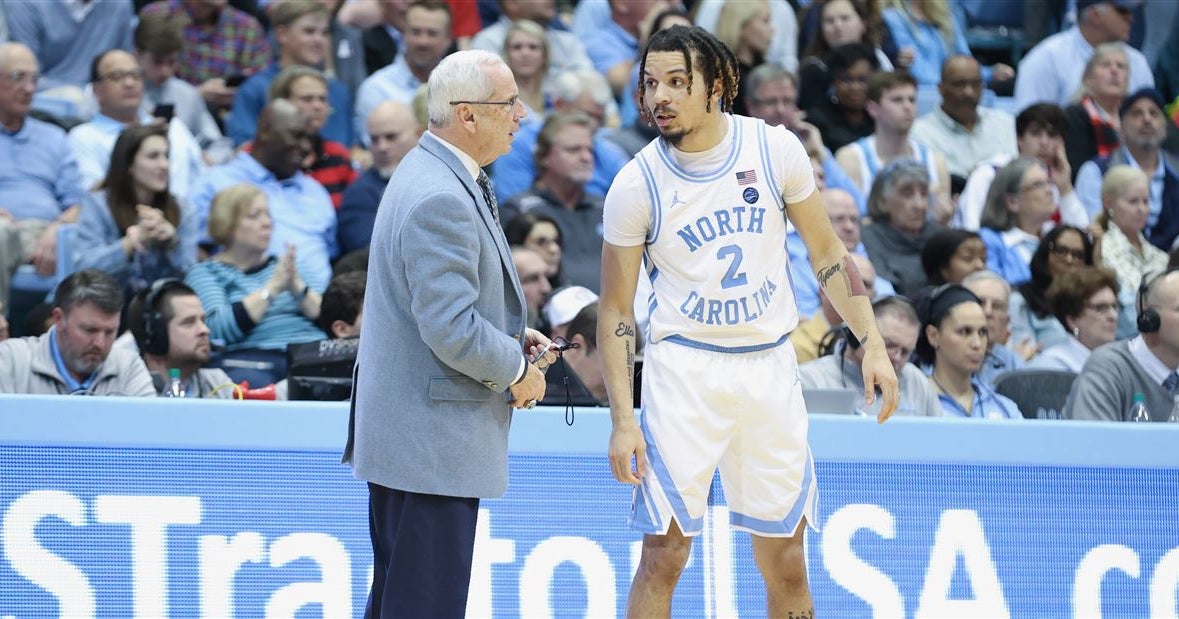 Roy Williams, Hubert Davis Watch the NBA's Cole Anthony & Coby White
