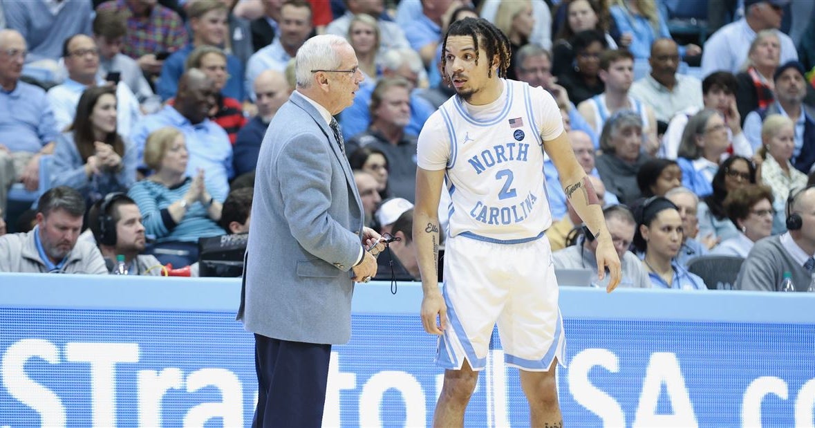 Roy Williams, Hubert Davis Watch the NBA's Cole Anthony & Coby White Roy Williams, Hubert Davis Watch the NBA's Cole Anthony & Coby White