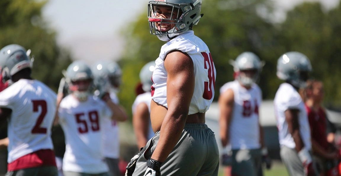 VIDEO: WSU DE Nnamdi Oguayo says Cougs picking up Claeys' D fast