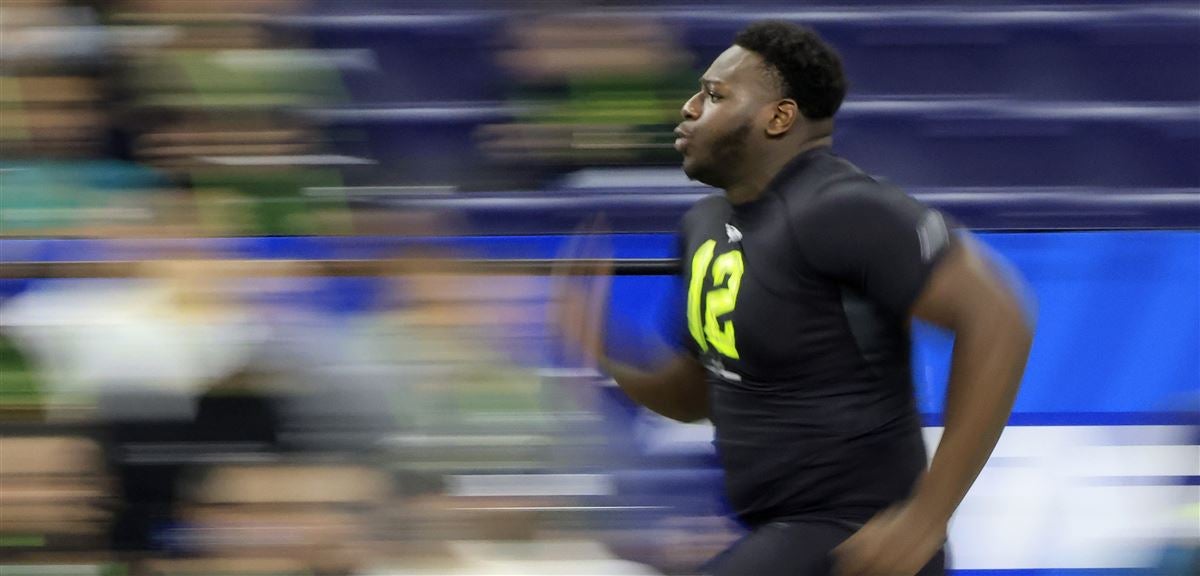 WATCH: Jordan Davis lights up the NFL Scouting Combine with blazing 40-time  - On3