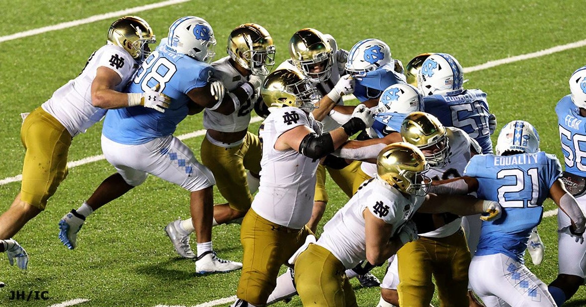 Tar Heels Lose in the Trenches