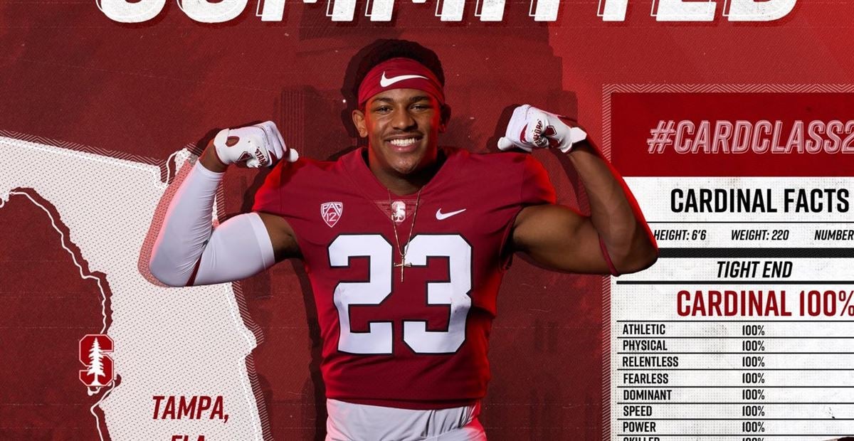 2022 Tight end CJ Hawkins flips commitment from Florida to Stanford
