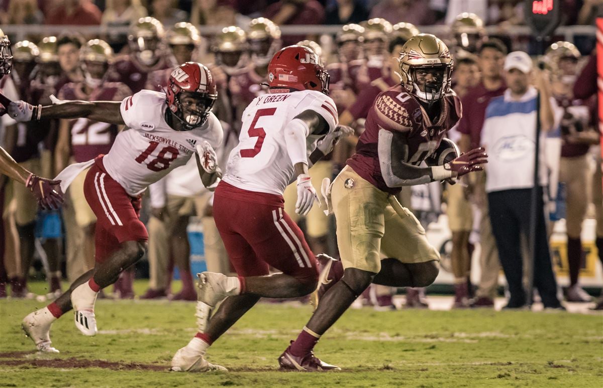 BSN COLLEGE FOOTBALL: FORMER ROCKLEDGE & FSU STANDOUT JASHAUN CORBIN SHINES  IN EAST-WEST GAME: Former Rockledge Raider and Florida State running  back, By Brevard Sports Network