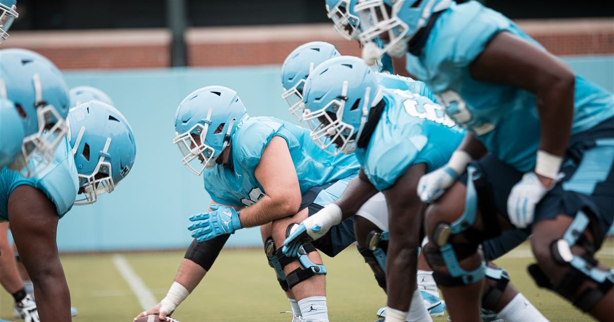 UNC's Offensive Line Seeking Depth Entering Season Opener UNC's Offensive Line Seeking Depth Entering Season Opener
