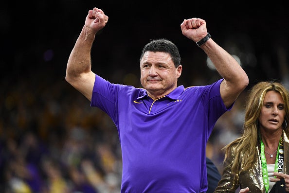 Watch: Ed Orgeron 'appears' in The Rock's television show