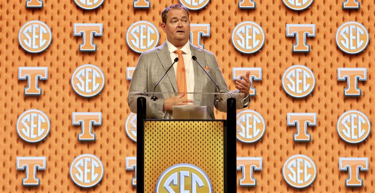 Everything Josh Heupel Said At Podium During SEC Media Days