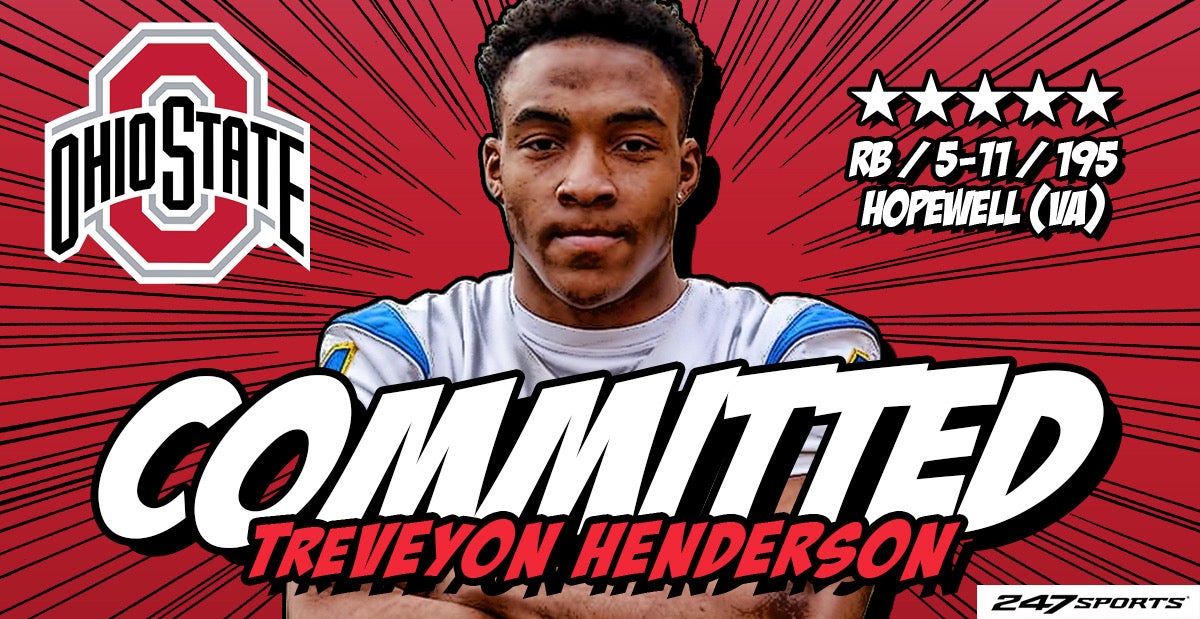 BOOOOOM! Five-star running back TreVeyon Henderson commits to Ohio State -  Land-Grant Holy Land