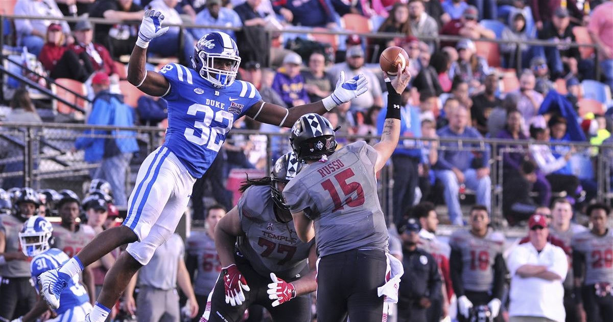 Two more Duke Football players opting out due to COVID-19