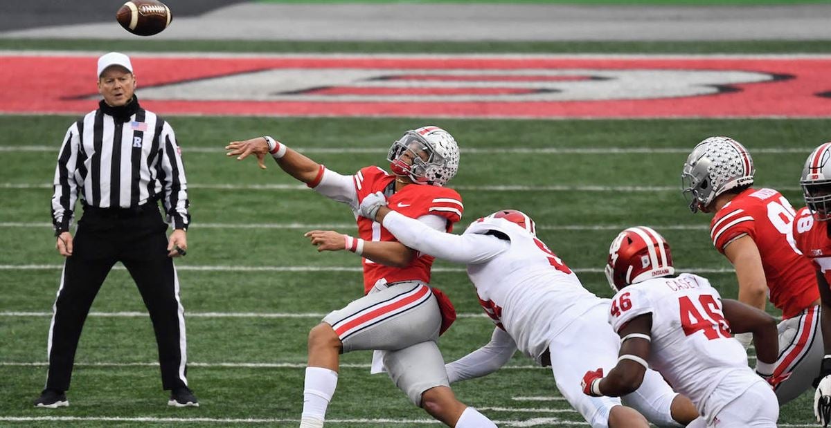 Quarterback Justin Fields, shot put national champion Adelaide Aquilla  named Ohio State Athletes of the Year 