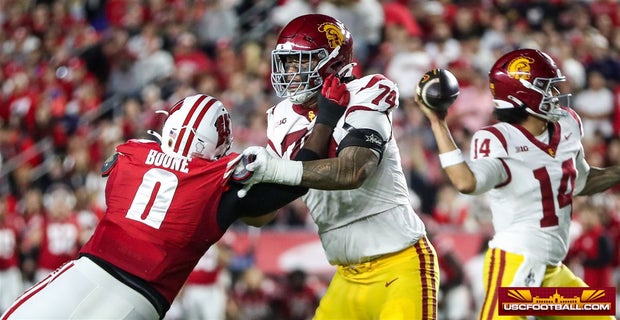 USC’s offensive line overwhelmed in 24-7 loss at Wisconsin