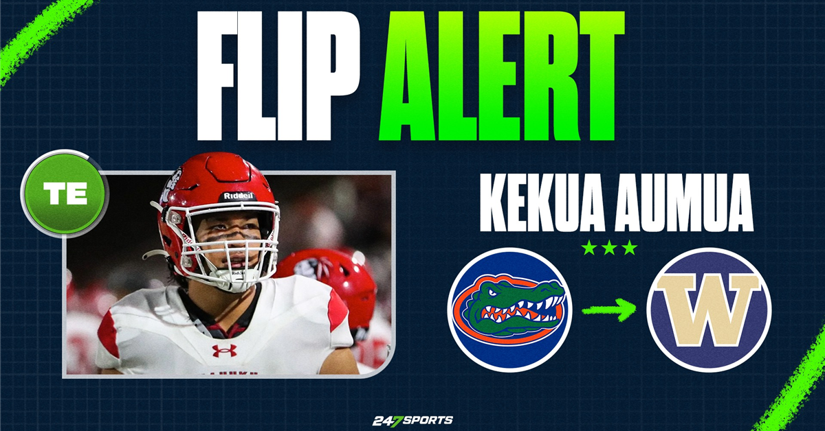Florida TE commit Kekua Aumua flips from Florida to Washington